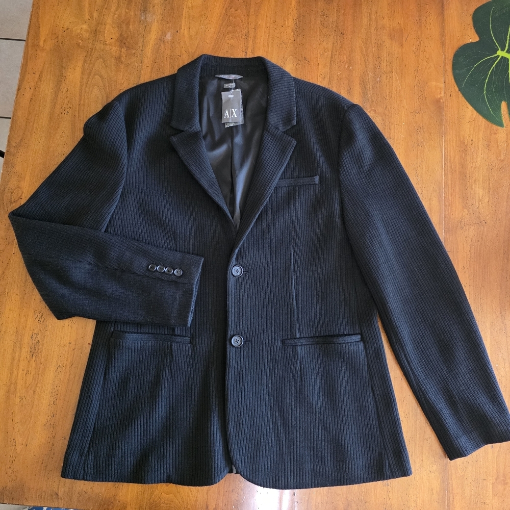 A/X Armani Exchange Wool Knit Blazer
